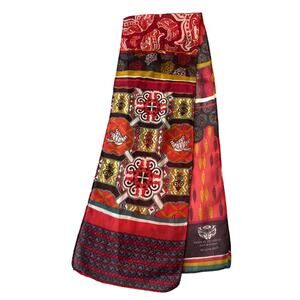 Warriors in Pink Breast Cancer Awareness Scarf Bright Colors Mandala